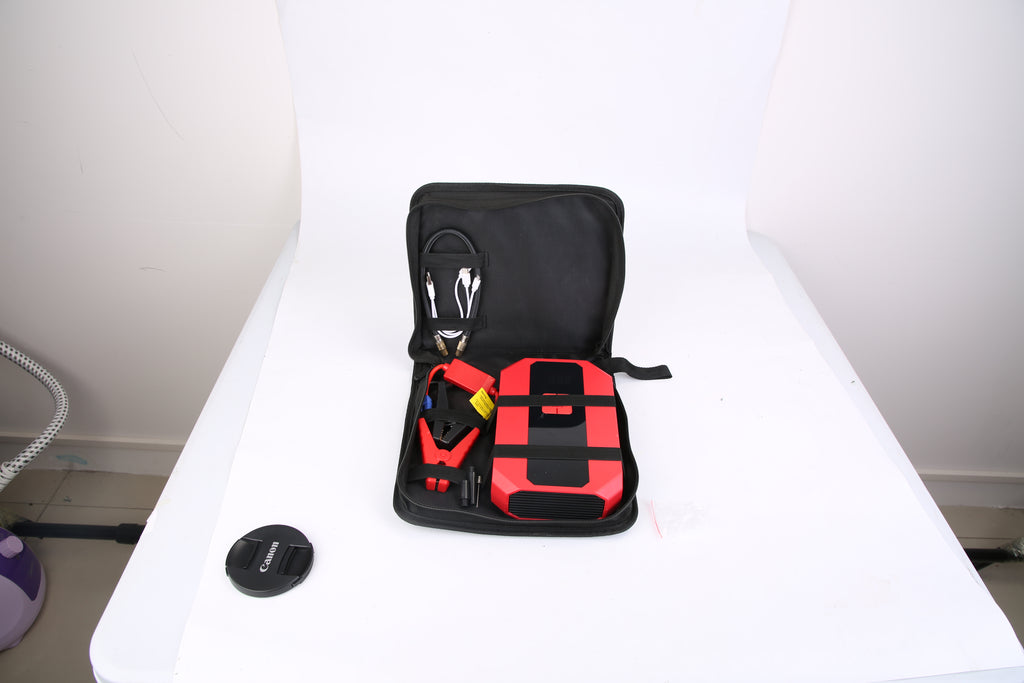 Portable Car Jump Starter & Air Compressor — 1500A, 400PSI, Power Bank & LED Flashlight